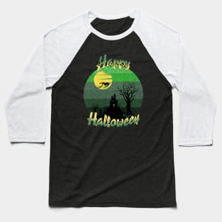 Happy Halloween Sunset Mint Edition Baseball T-Shirt